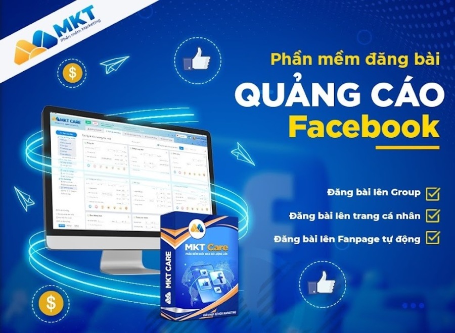 Phần mềm hỗ trợ bán hàng Facebook - MKT Care